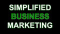 simplified business marketing or SBM made by mark